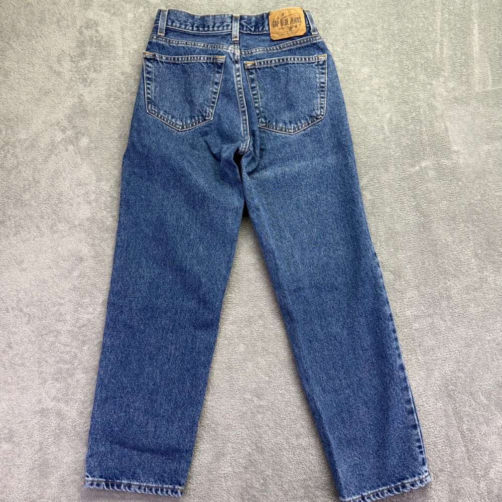 Vtg Gap Blue Jeans Mens W28 L28‎ Original Fit Medium Wash Button Fly Made In USA